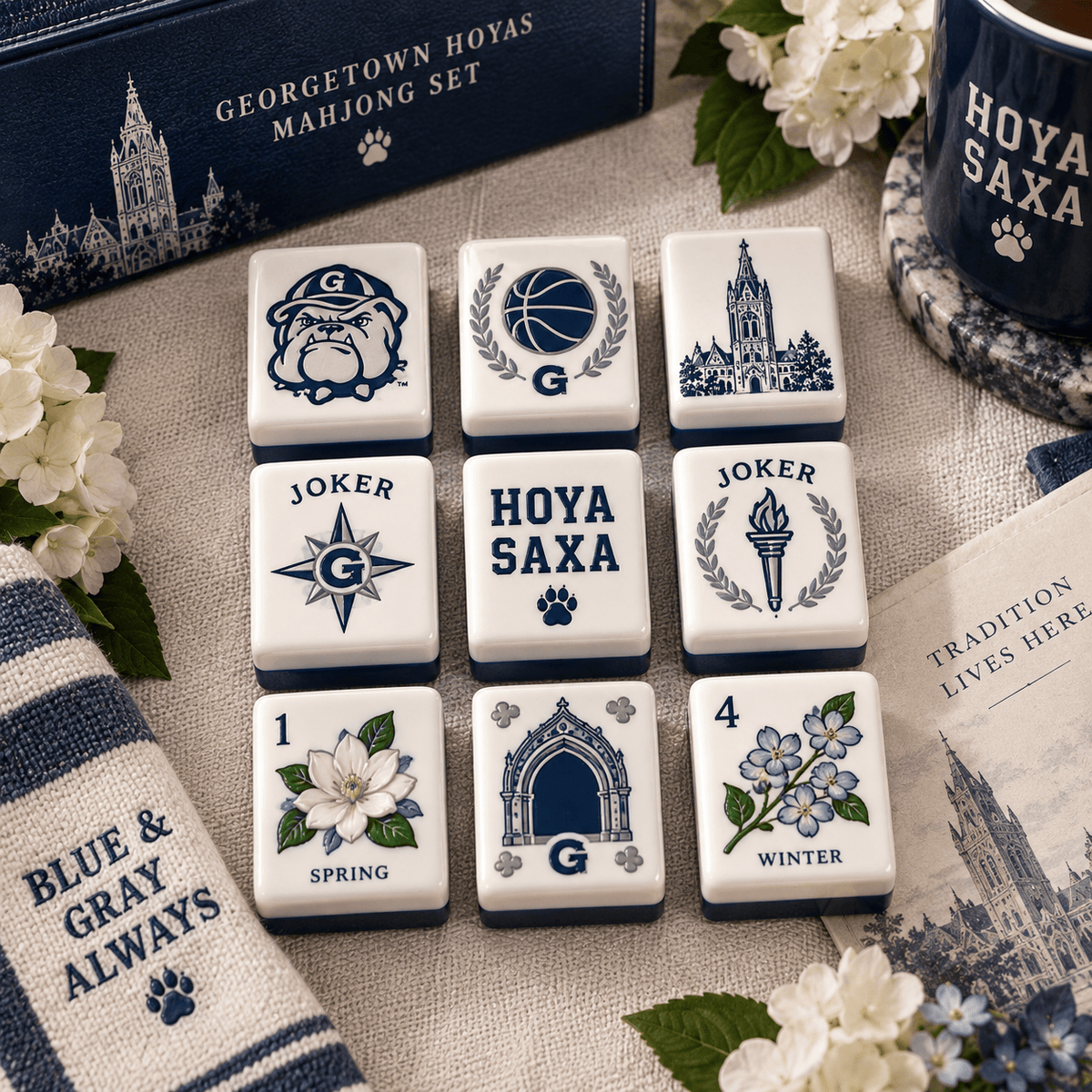 Premium GTH Mahjong Tiles Set TNSM
