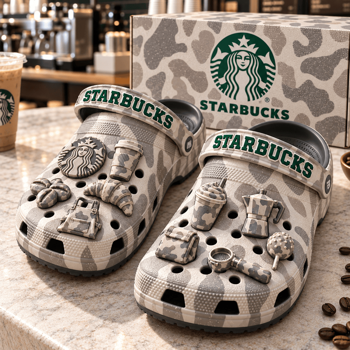 STBK Premium Deer Camo Charm Clog PTKL