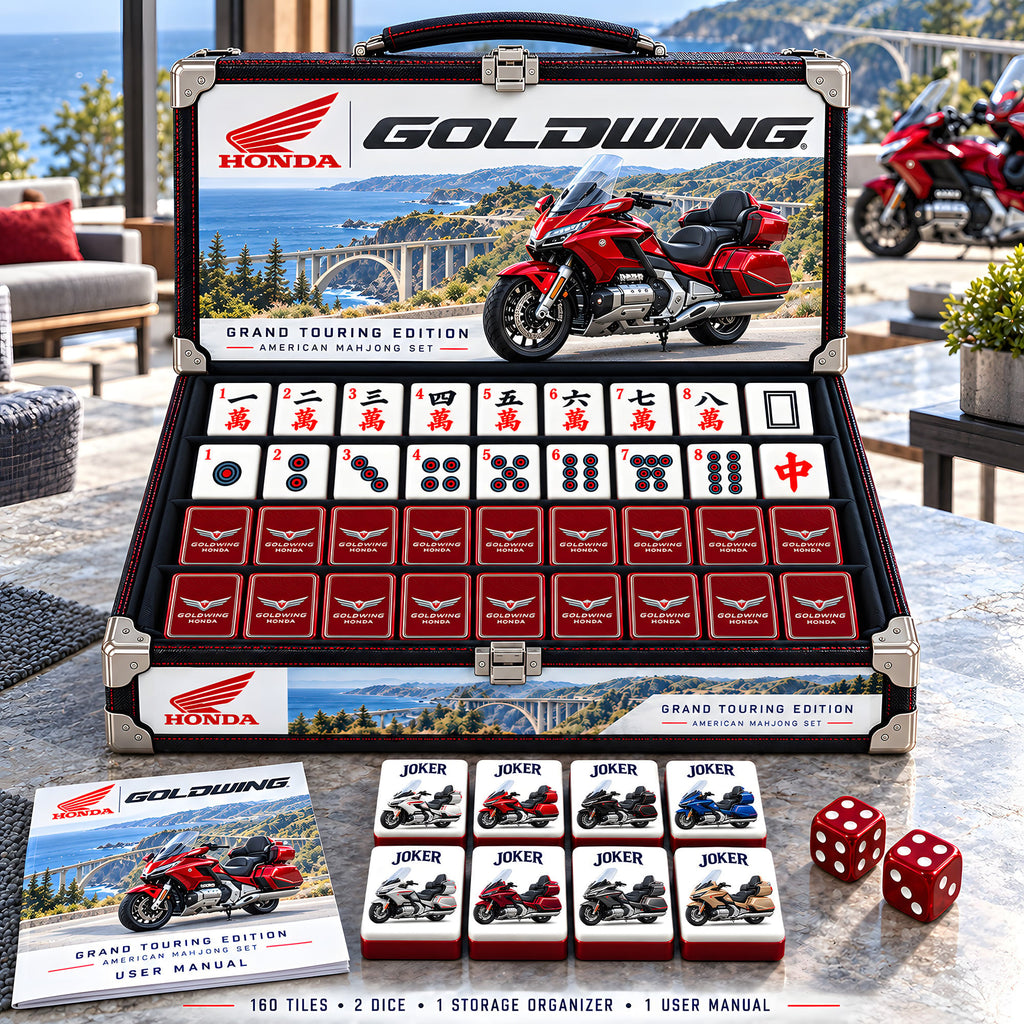 Premium HNDG Mahjong Tiles Set PVNA
