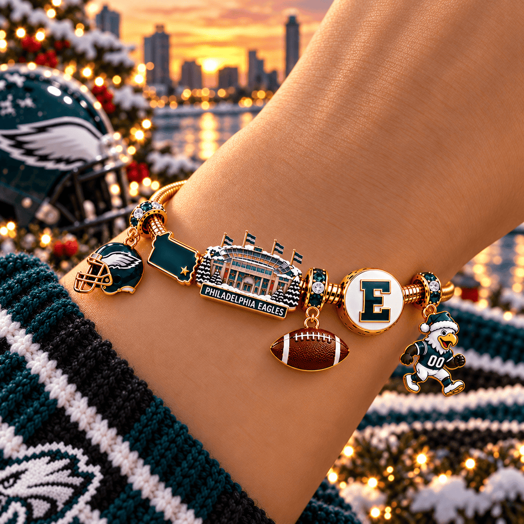 PLDE Gold Charm Bracelet Set DNBN