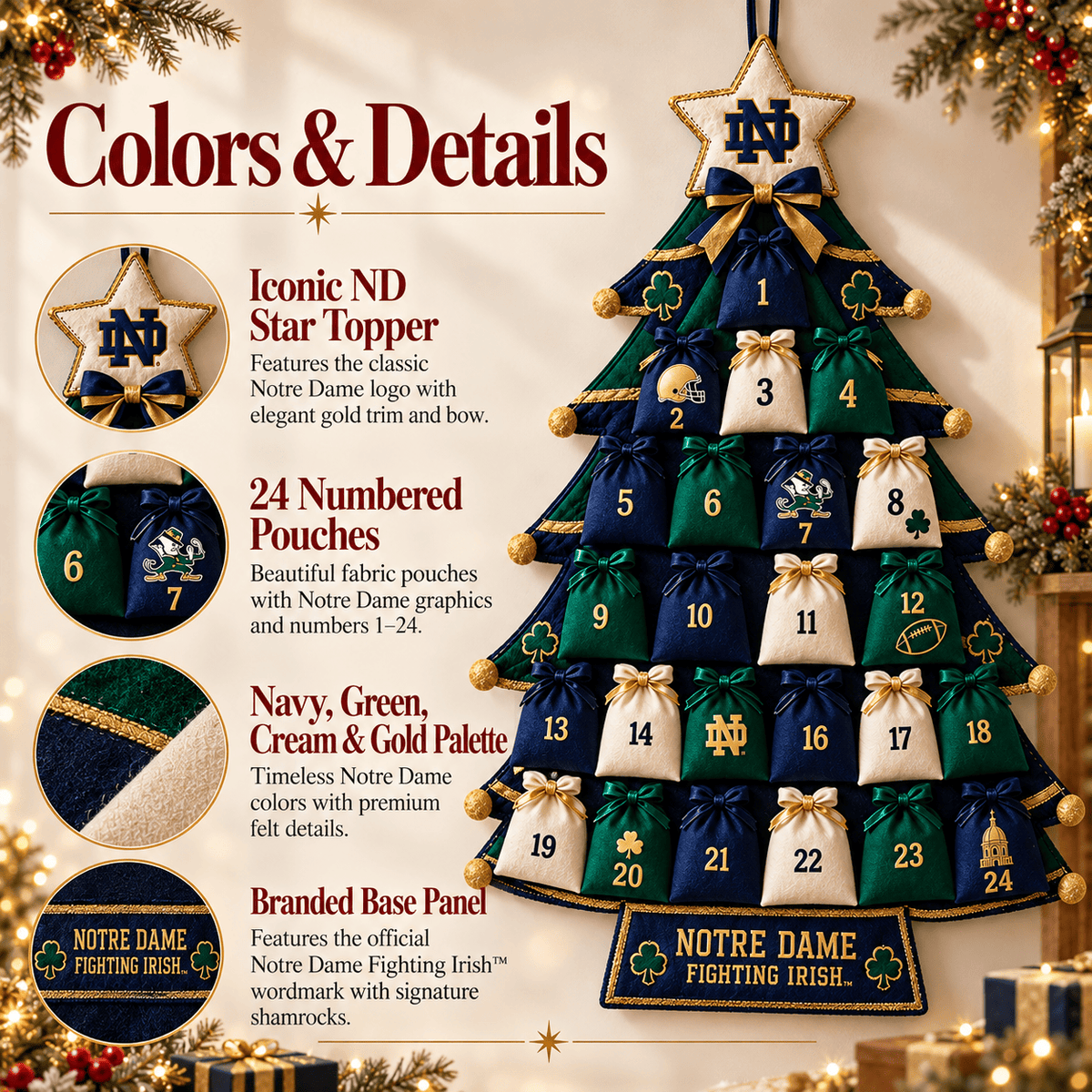 Premium NDFI Christmas Tree Countdown Calendar TNSM