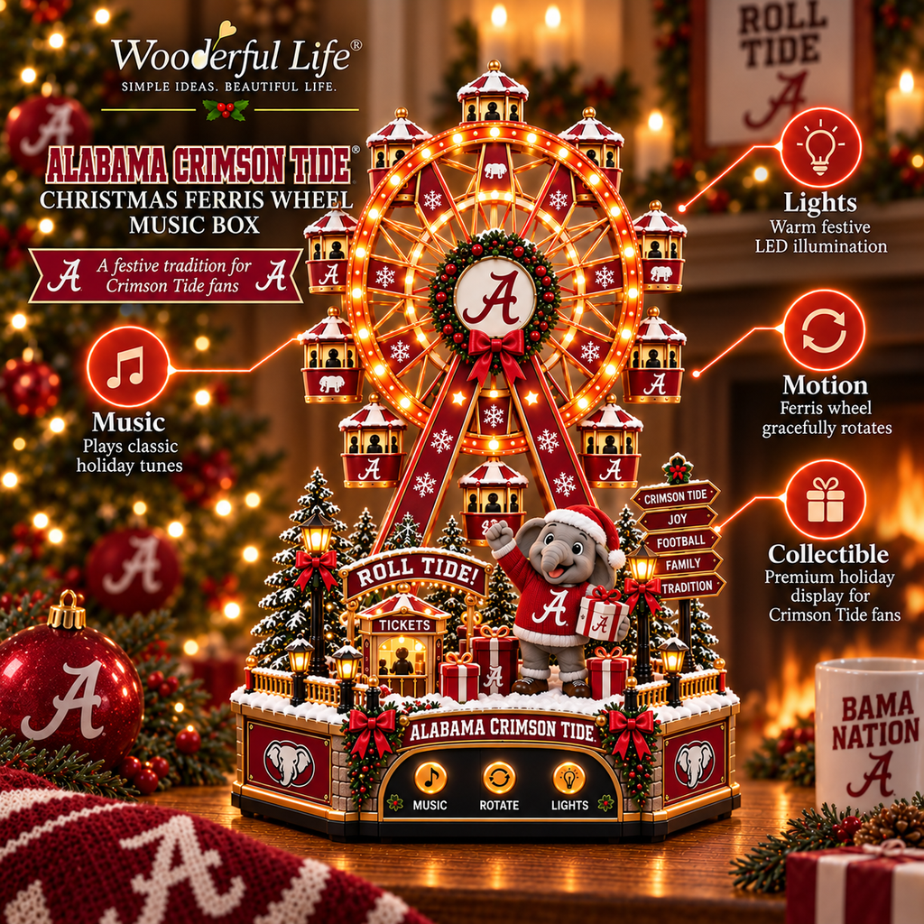 ACT Premium Christmas Carousel Music Box BMD