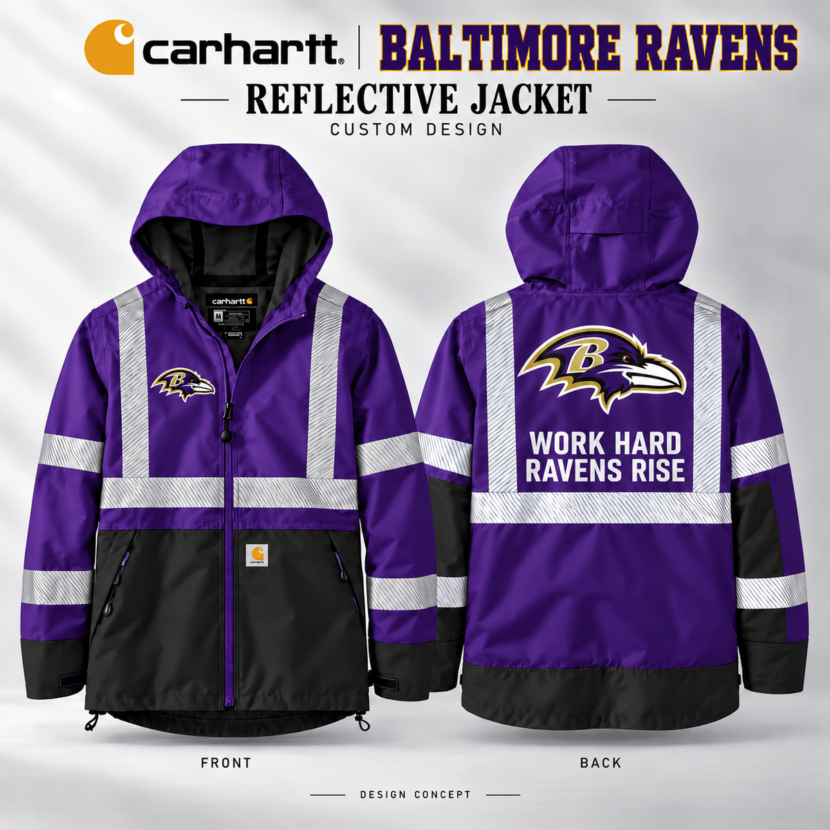 BTR Custom Reflective Workwear Jacket PNPA