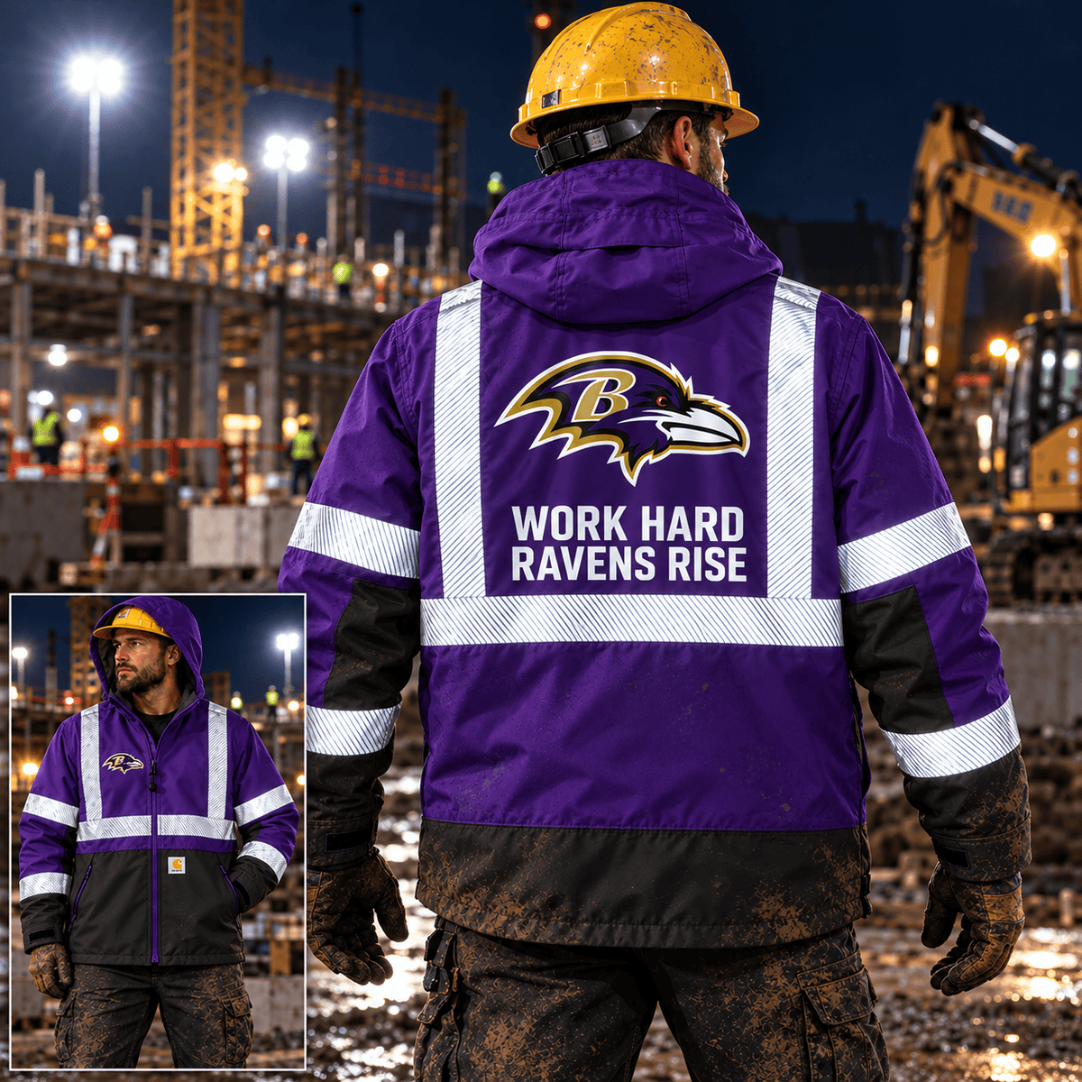 BTR Custom Reflective Workwear Jacket PNPA