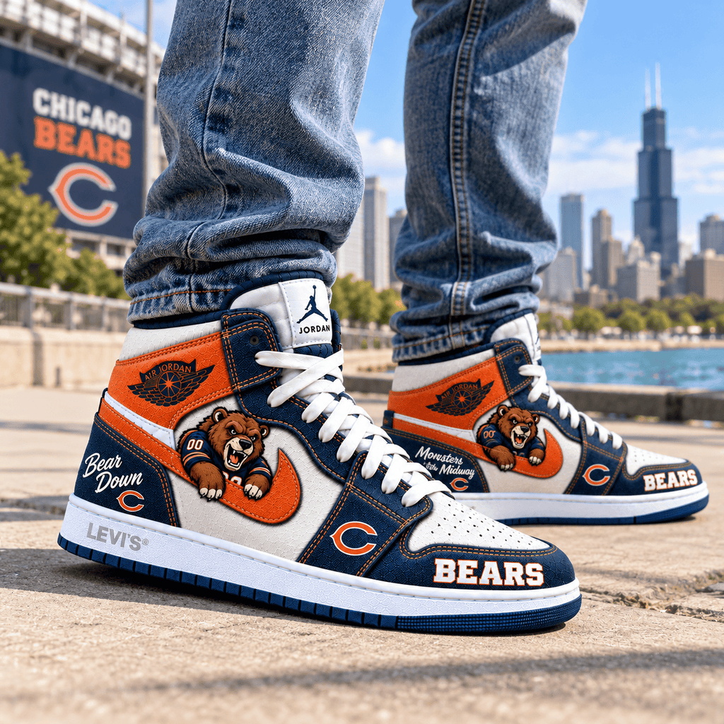 CCB Premium Denim Embroidered High-Top Sneakers NTNA