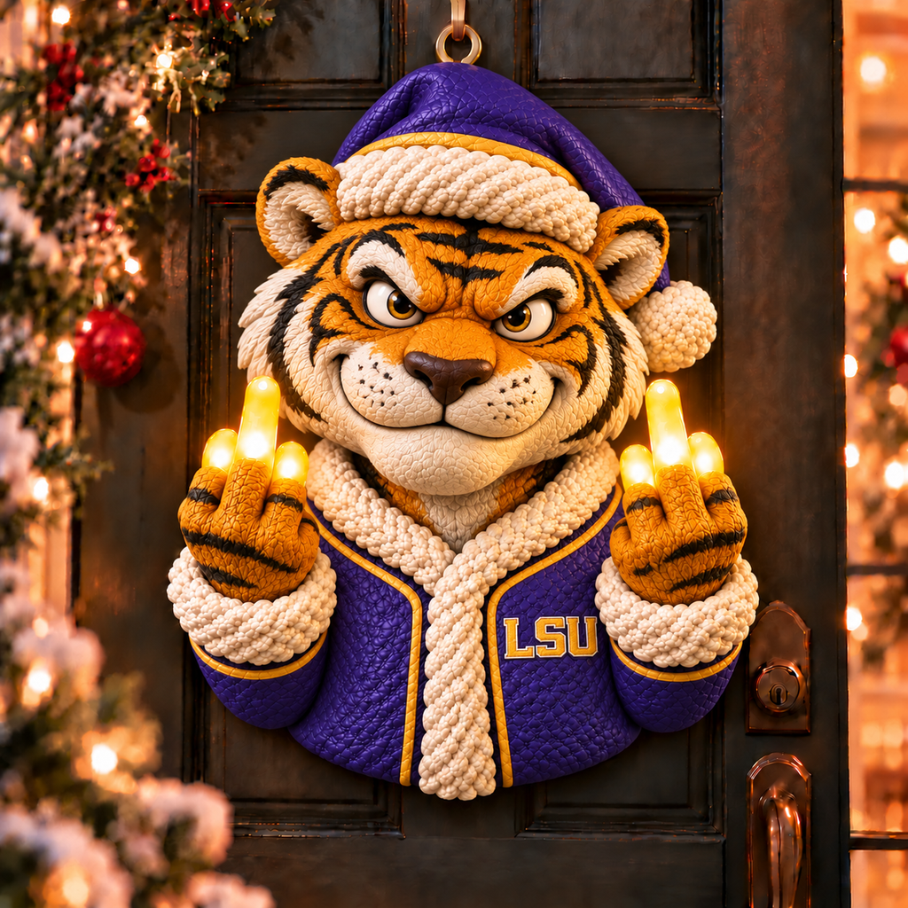 LSU Premium Christmas Door Light PNPA