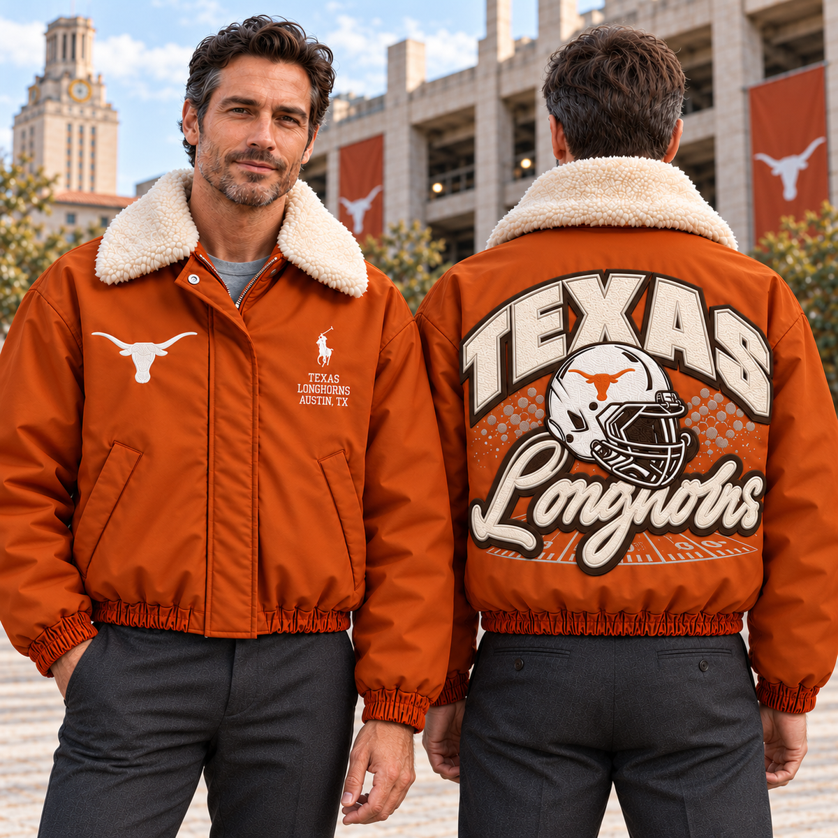 TLS High-Pile-Collar Down Puffer Jacket NTKO