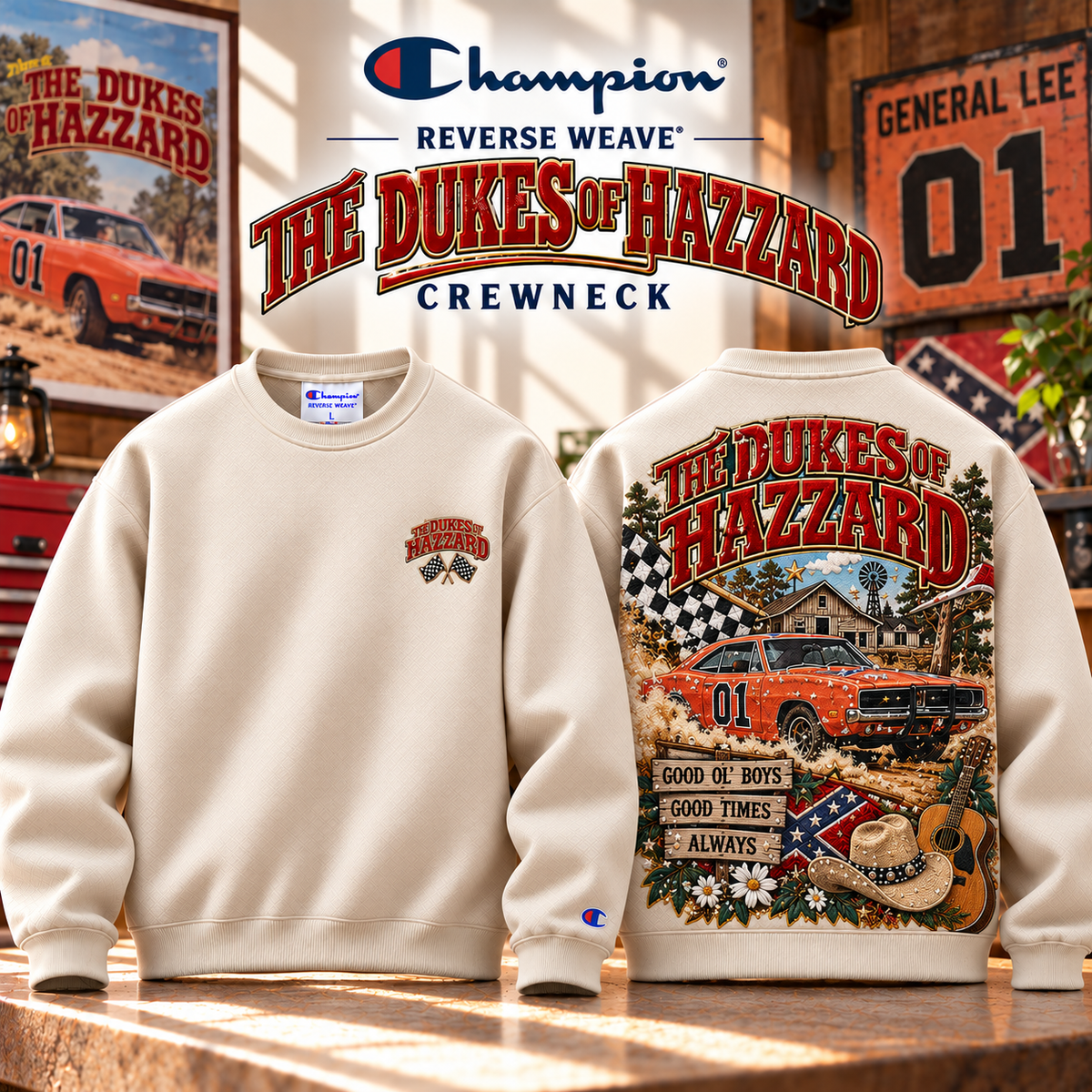 TDH Premium Embroidered Crewneck Sweatshirt BMD