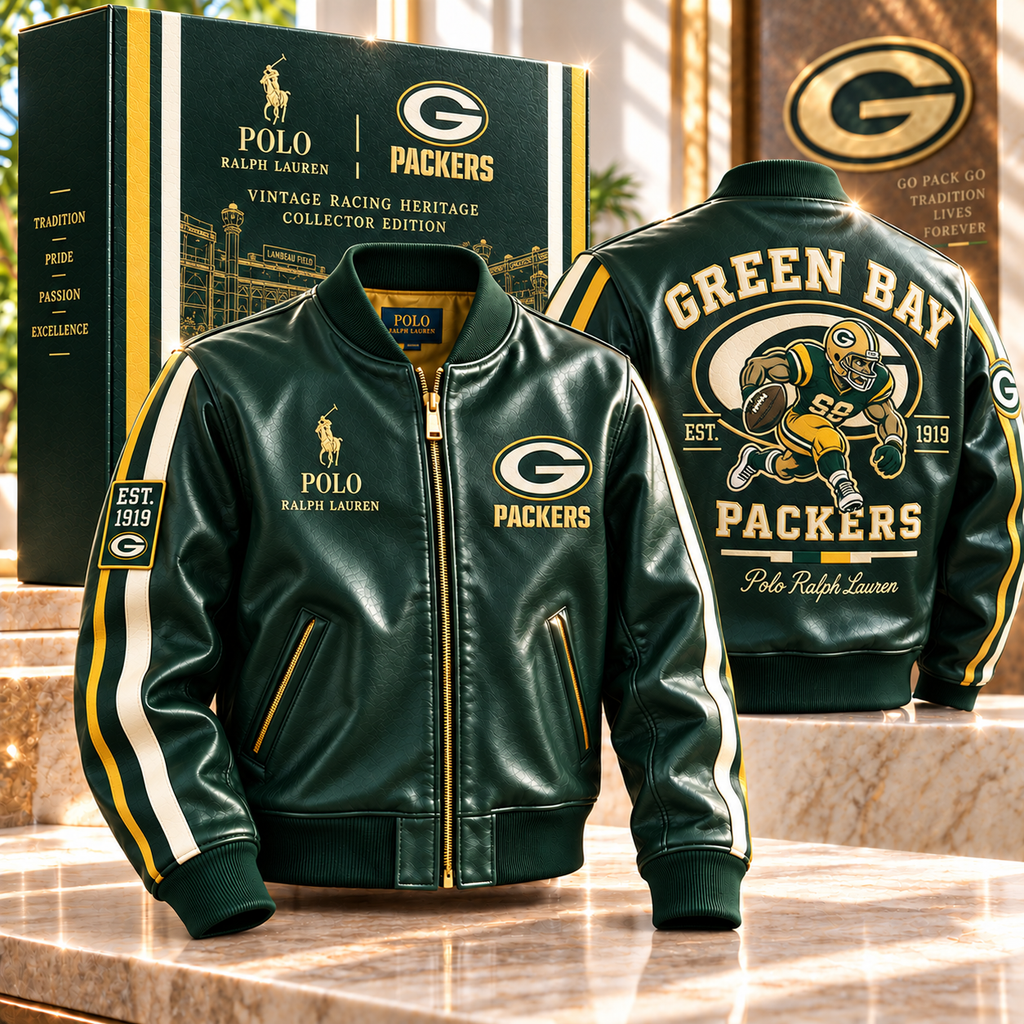 GBP PREMIUM LEATHER BOMBER JACKET NTNA