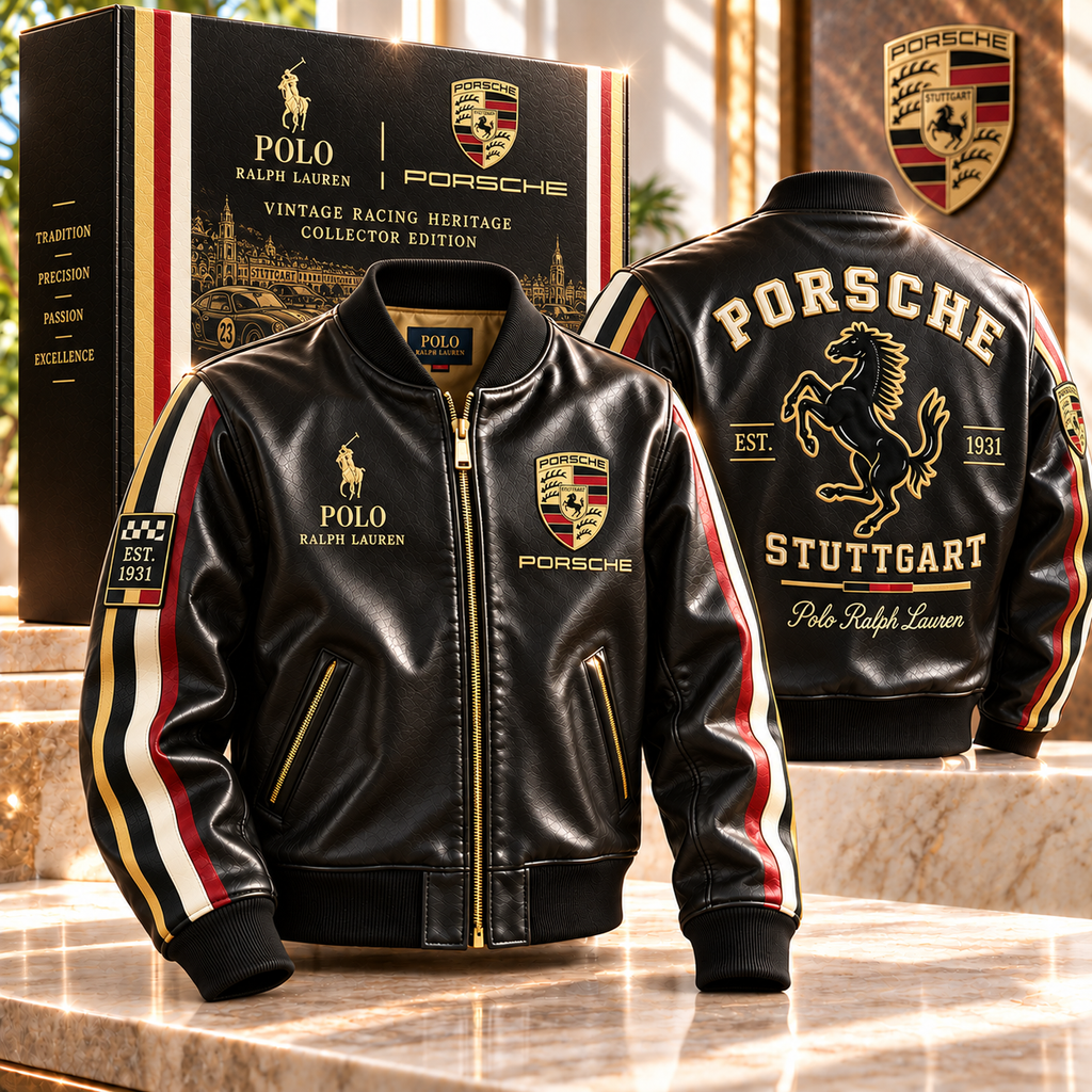 POCE PREMIUM LEATHER BOMBER JACKET NTNA