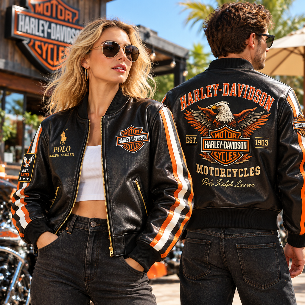 HLDV PREMIUM LEATHER BOMBER JACKET NTNA