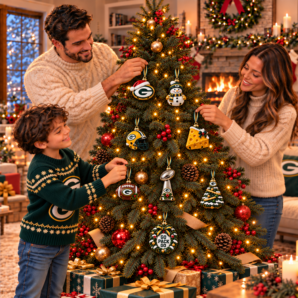 Premium GBP Christmas Bell Ornament PVNA