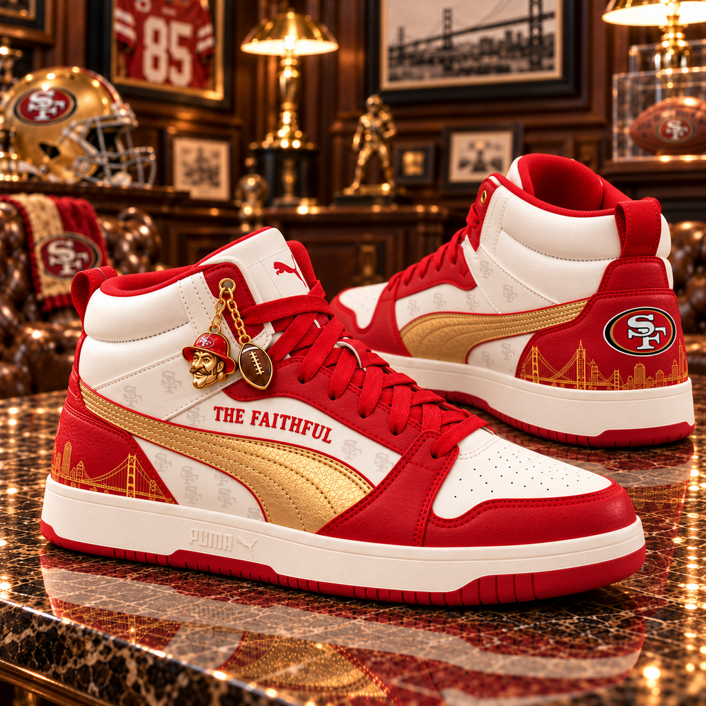 SF49 Premium Mid-Top Sneakers with Charms PNPA
