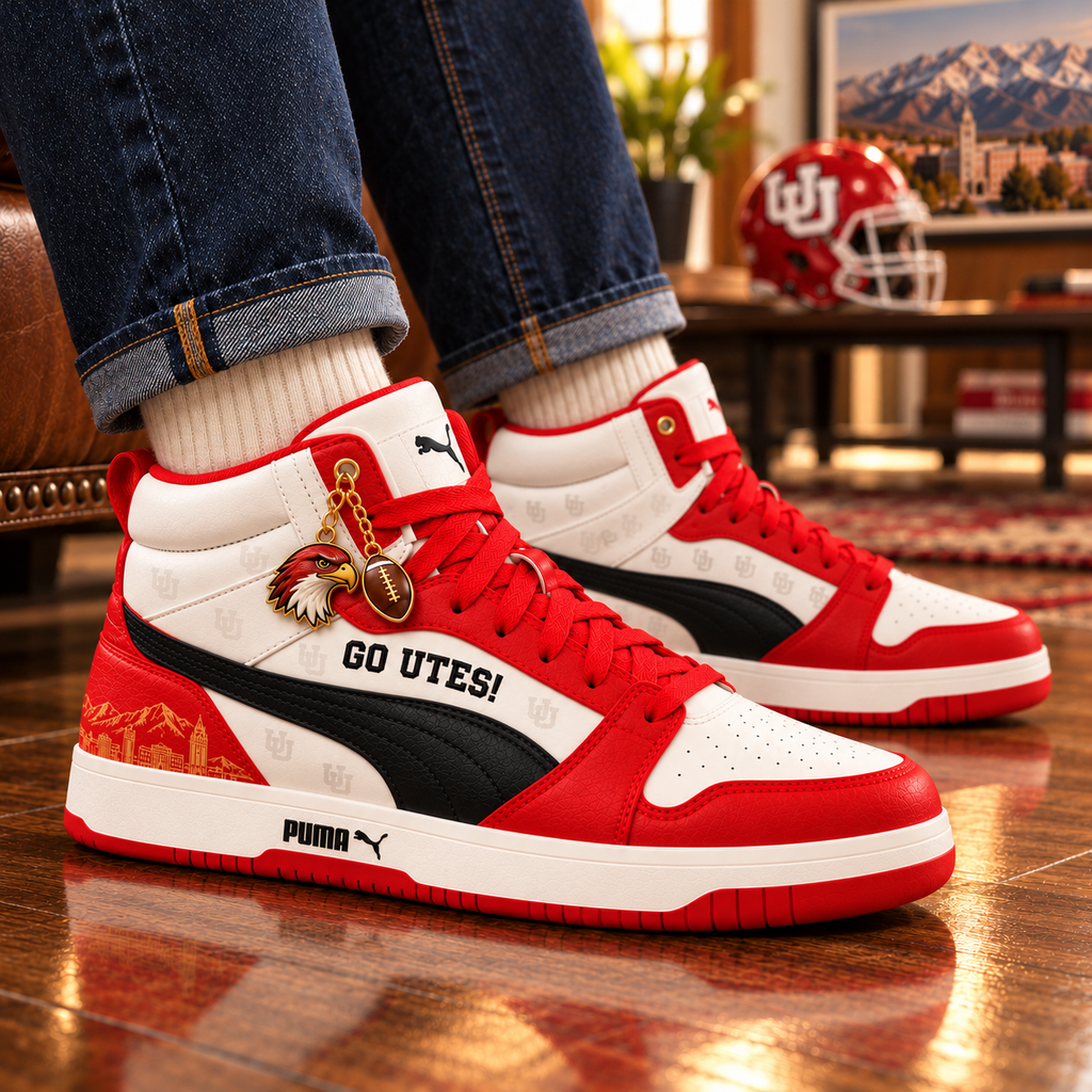 UTUT Premium Mid-Top Sneakers with Charms PNPA