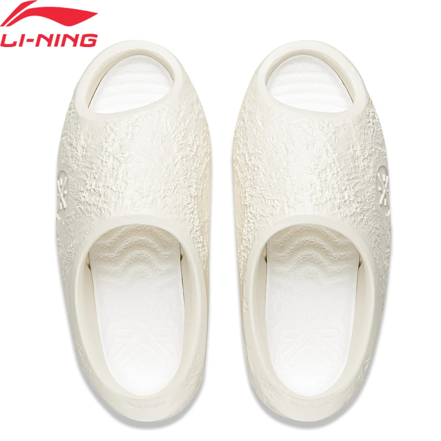 Li-Ning Men's WADE LUNAR ROCK SLIDE Slippers Breathable Soft Cushioning LiNing Basketball Lightweight Sandals ABTW003