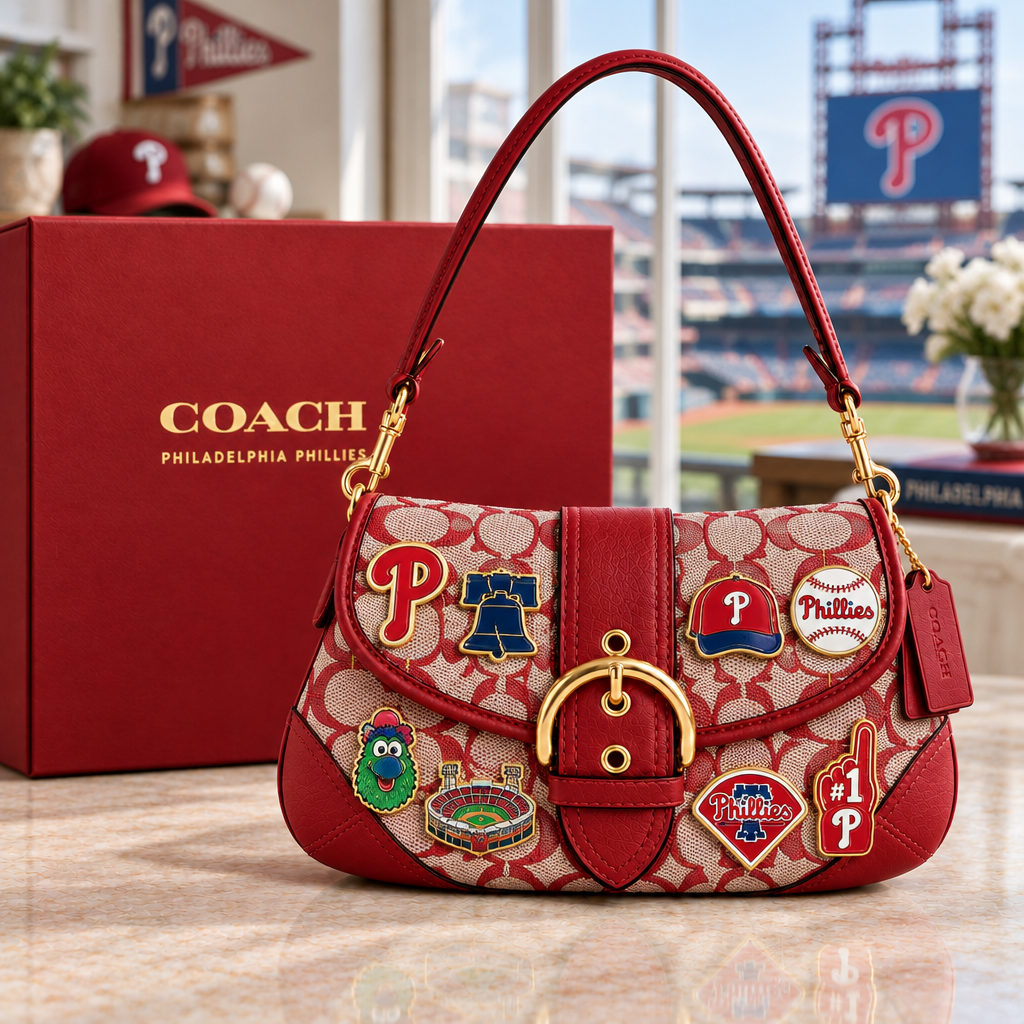 Philadelphia Phillies Soho Bag With Charm