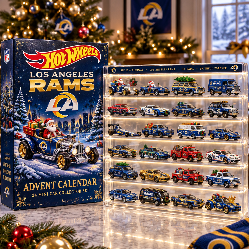 Los Angeles Rams Premium Mini Car Advent Calendar