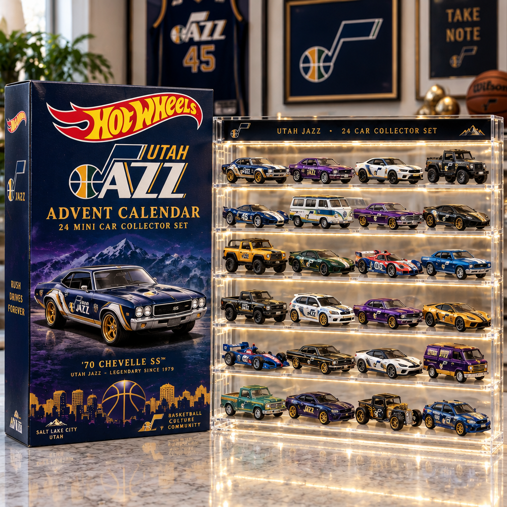 Utah Jazz Premium Mini Car Advent Calendar